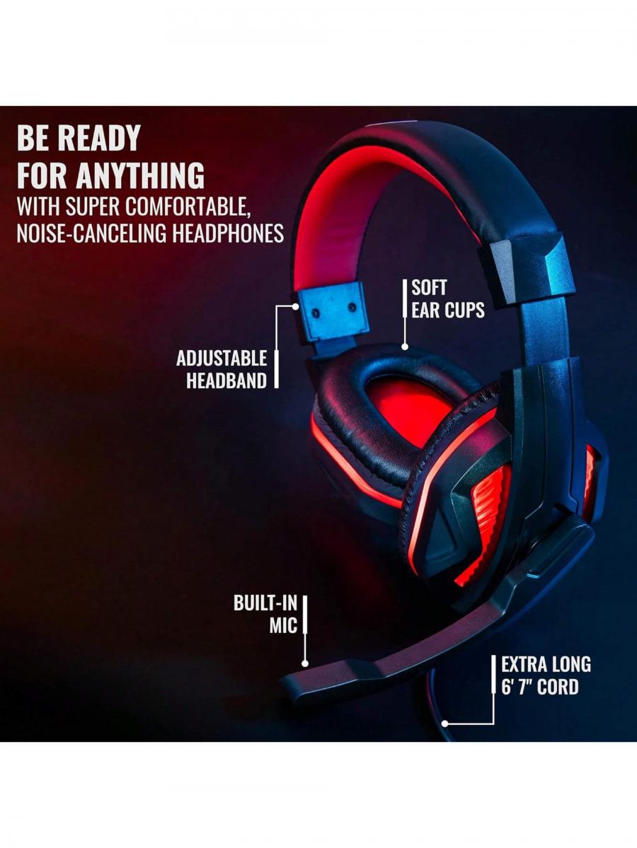 RITZ GEAR 4 в 1 комплект для игрового ПК со светодиодной подсветкой