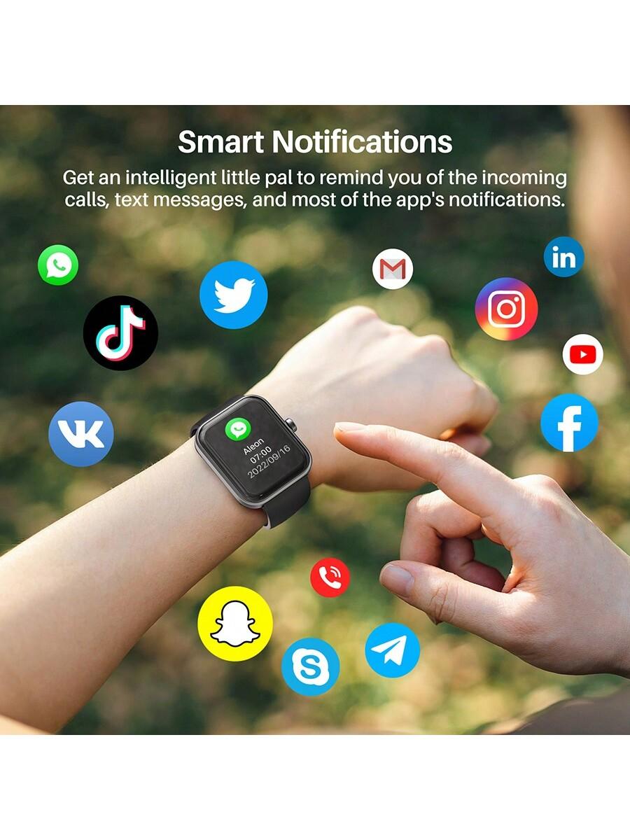 TOZO S2 Mini Smart Watch with Alexa Fitness Tracker Waterproof HD Touchscreen