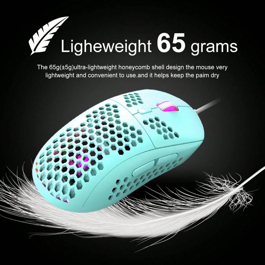 60 Gaming Tastatur Maus Combo Mini RGB Hintergrundbeleuchtung Optische Maus