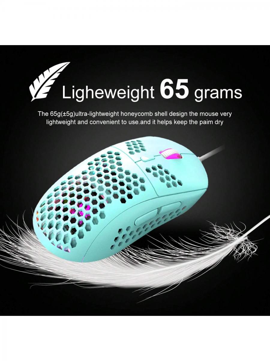 60 Gaming Tastatur Maus Combo Mini RGB Hintergrundbeleuchtung Optische Maus