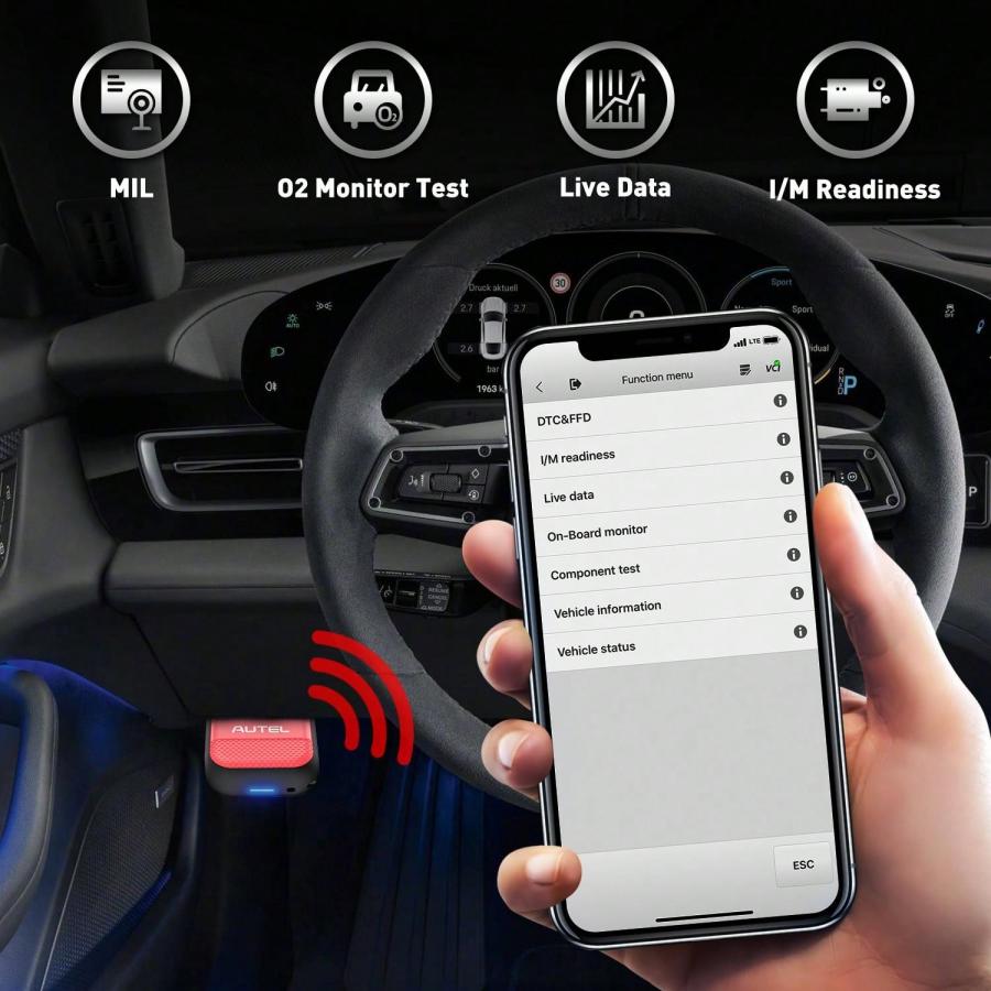Autel MaxiAP AP200H OBD2 Wireless Bluetooth Code Reader Scanner