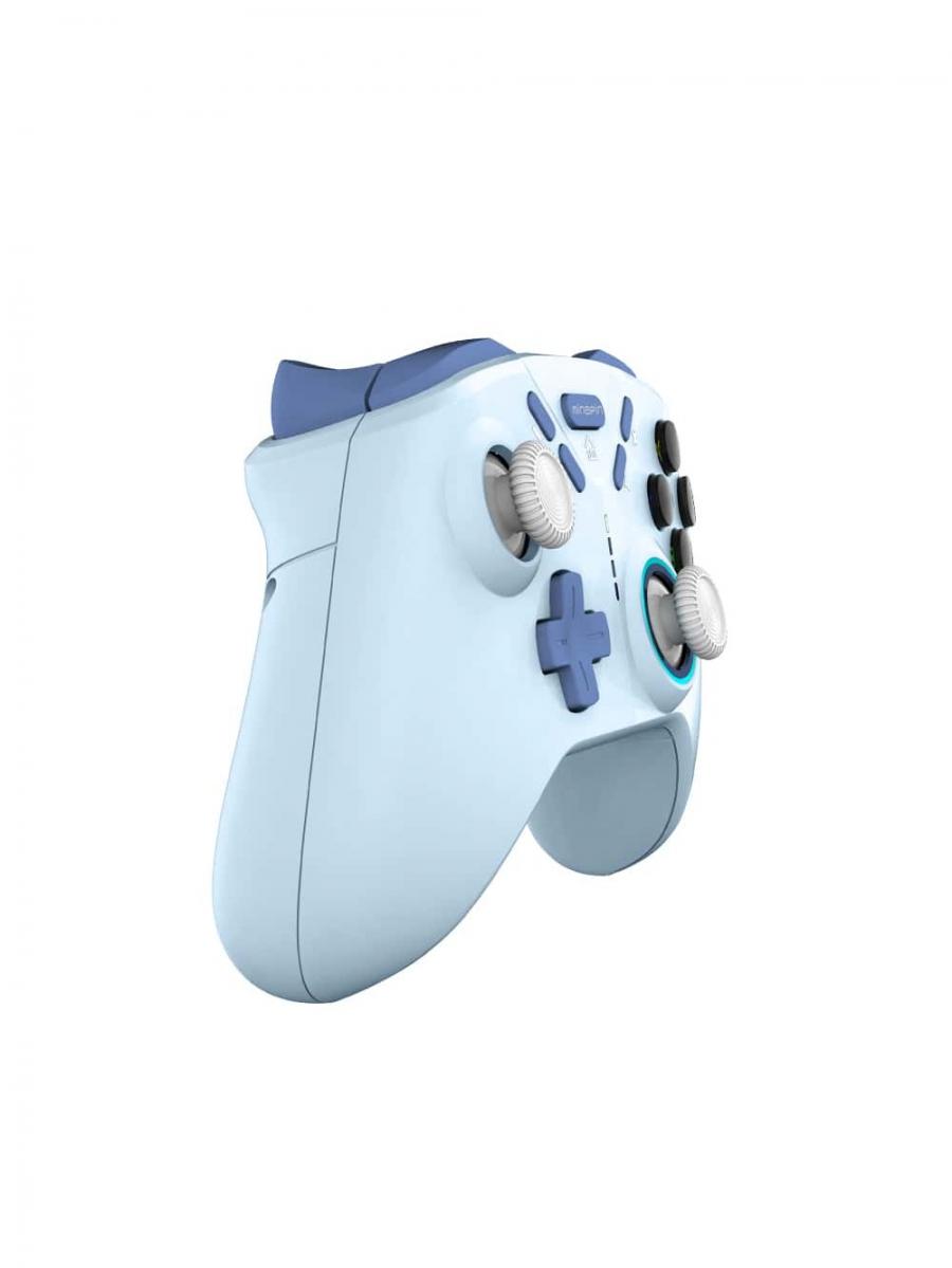 Blue Wireless Gamepad with Bracket for Switch PS4 PS3 Android iOS PC