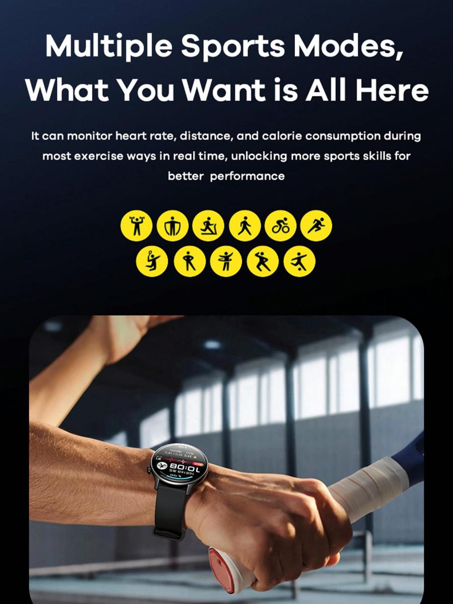 Remax Smart Watch AMOLED Screen Call Functionality Heart Rate Tracking