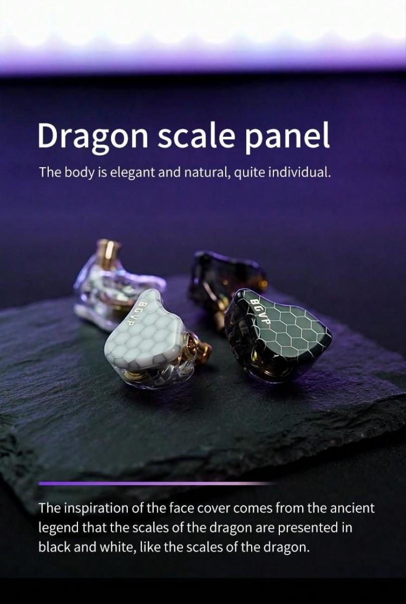 BGVP Scale 2DD In Ear Monitor HiFi Wired Earphones for Gaming Music