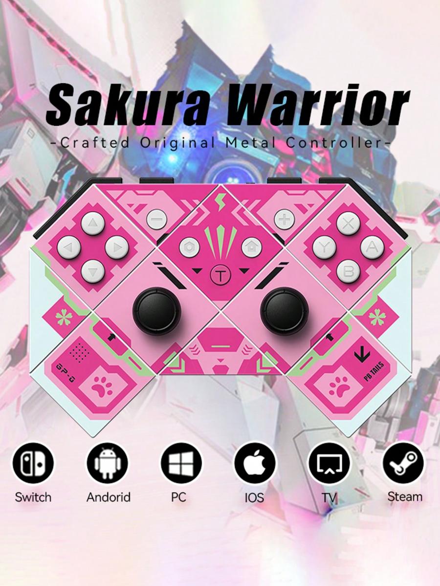 Paw Print Themed Gaming Controller for Animal Lovers