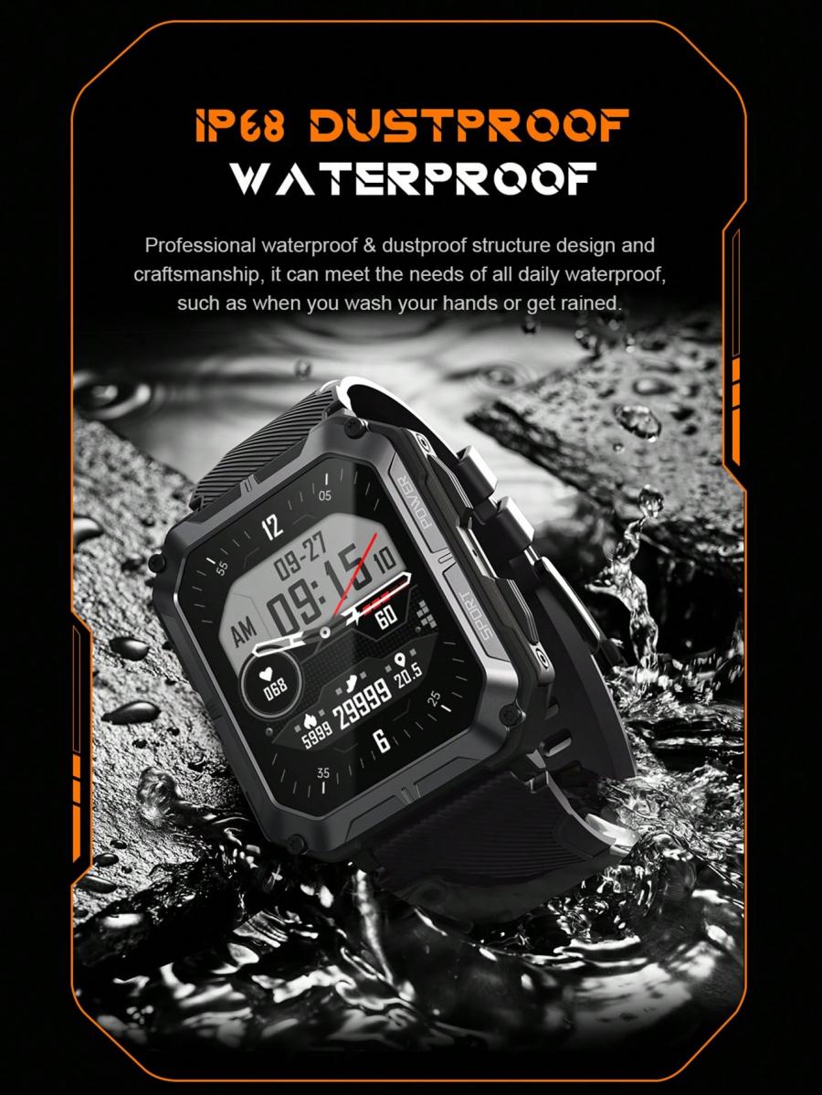 C20pro Smart Watch 183 Inch Screen Waterproof Sports Mode Battery