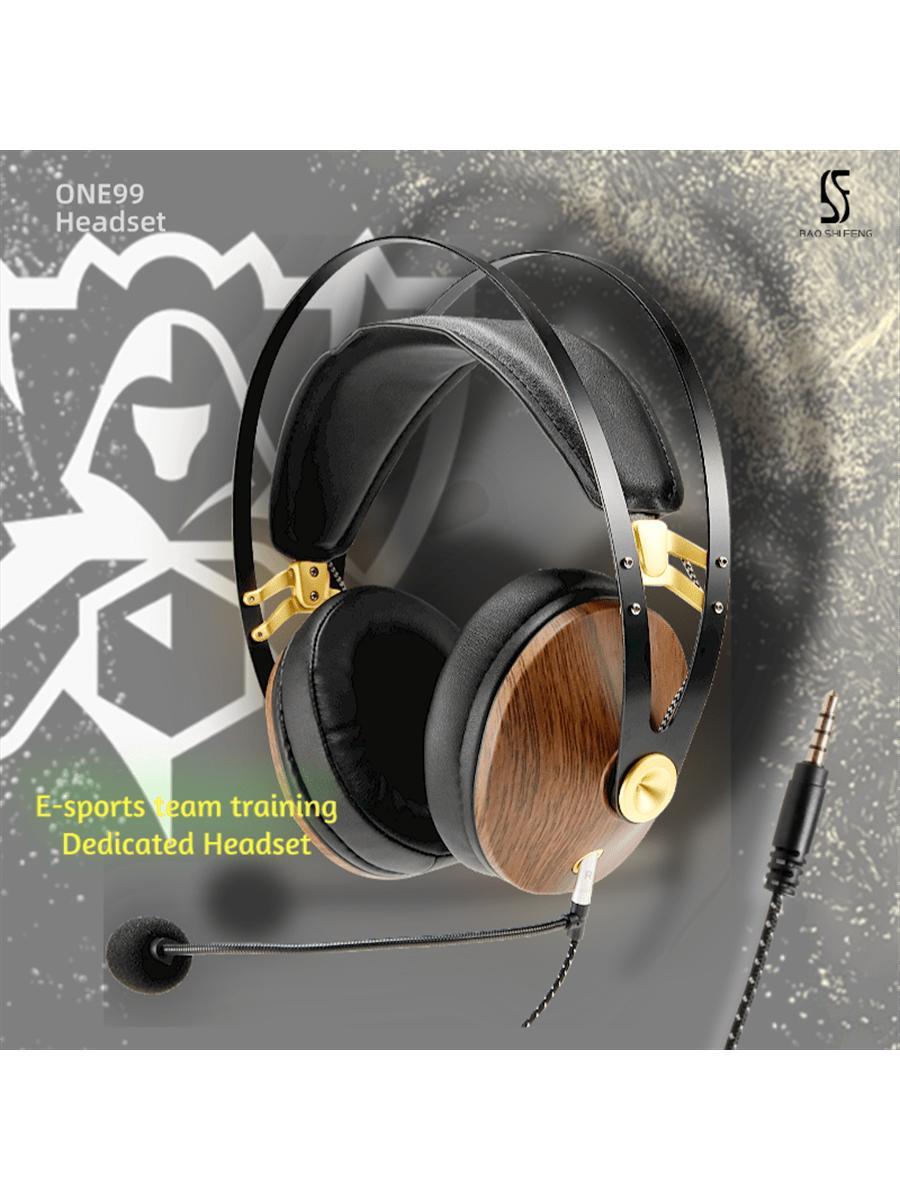 Kabelgebundenes Gaming-Headset mit Mikrofon, einstellbarer Lautstärkeregelung, 35-mm-Buchse