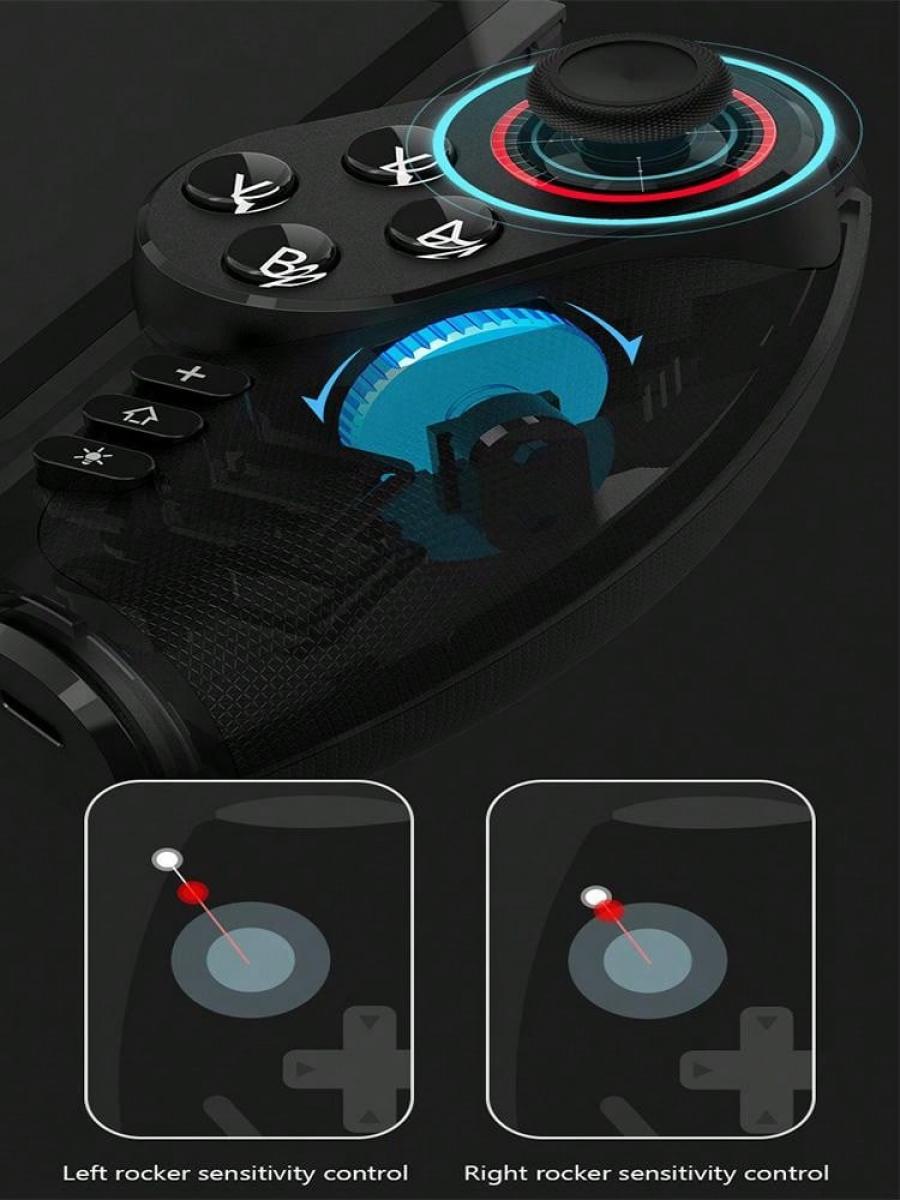 Wireless Gamepad Controller with Dual Shock and Turbo for NS OLED