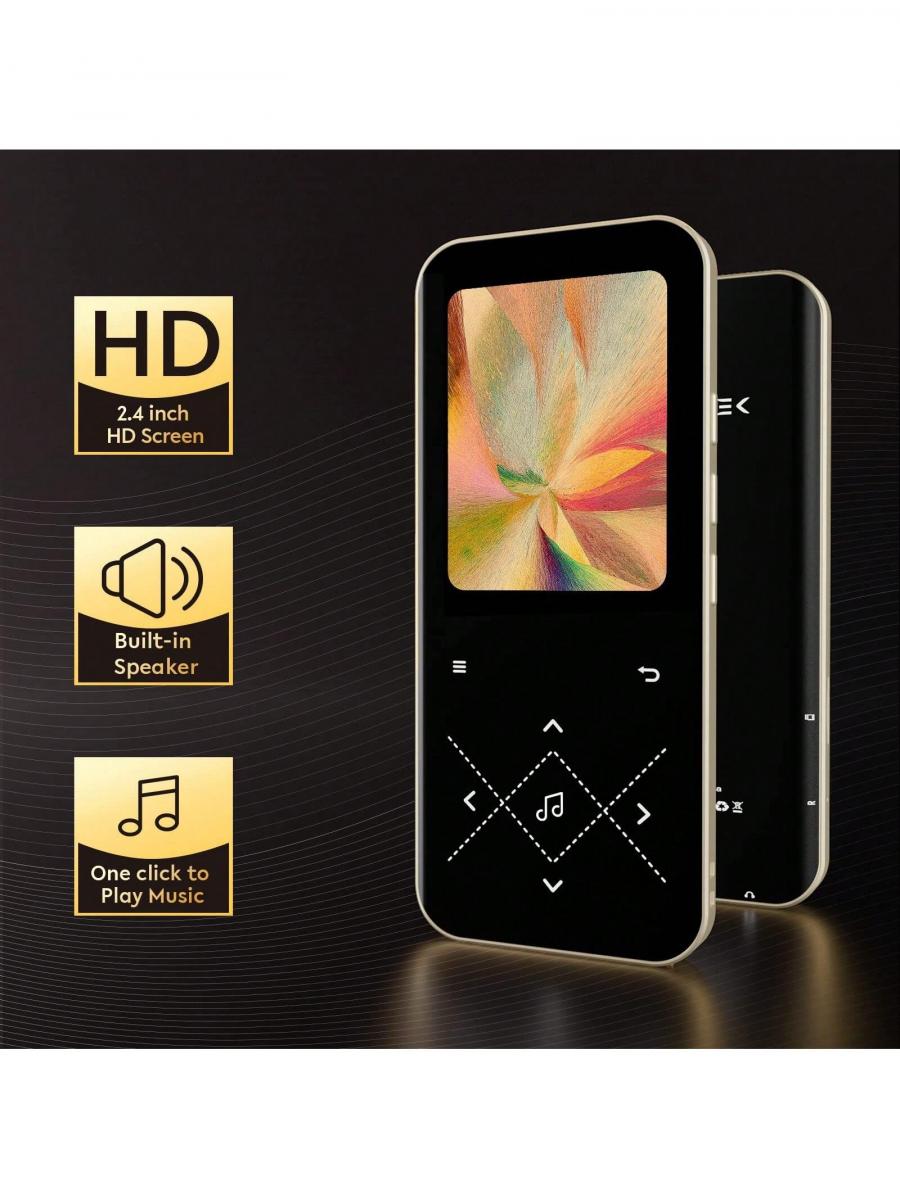 AGPTEK 64GB Bluetooth MP3 Player with FM Radio and Voice Recorder