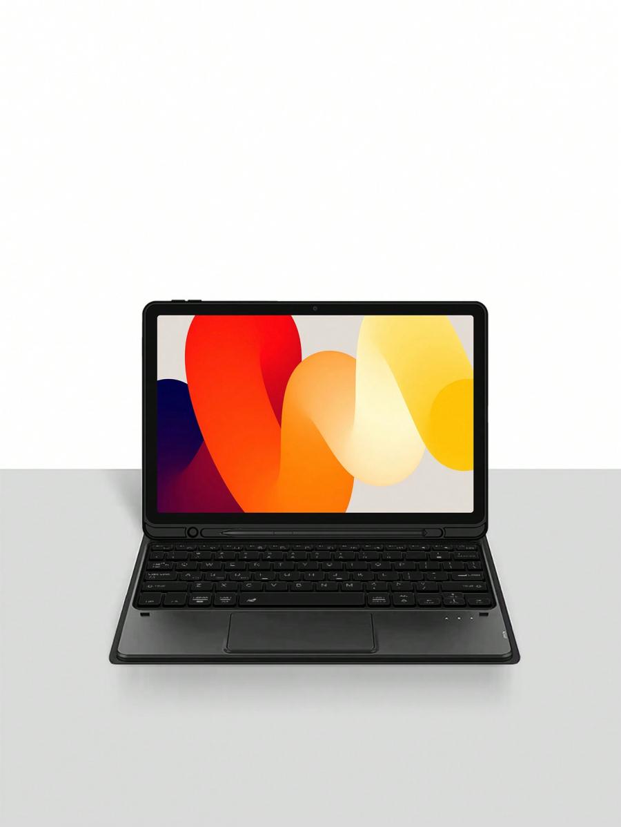 Xiaomi Redmi Pad SE Keyboard Case 11 Inch PU Leather with Backlit TouchPad
