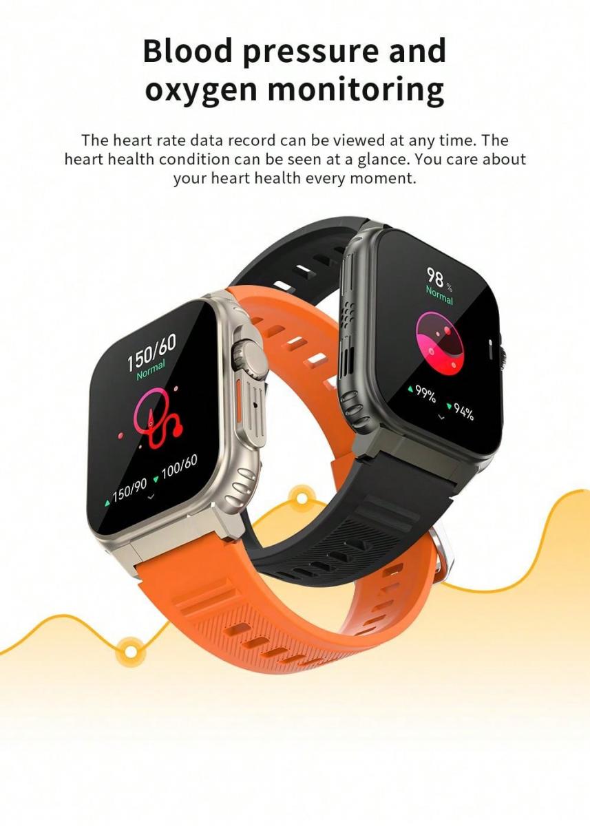 LIGE Smart Watch Men IP68 Waterproof Fitness Tracker Multifunctional Fashion