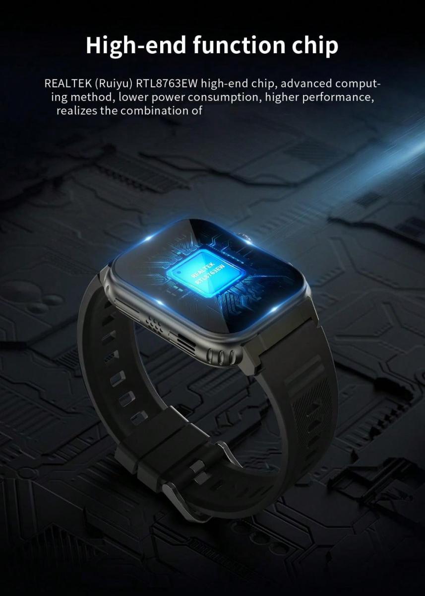 LIGE Smart Watch Men IP68 Waterproof Fitness Tracker Multifunctional Fashion
