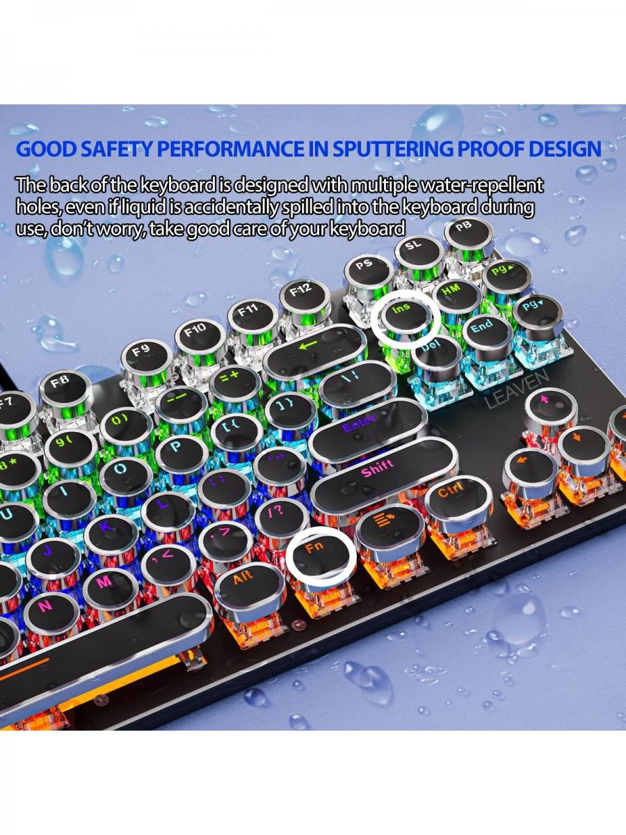 ABS Ultra Durable Keyboard One Piece Design