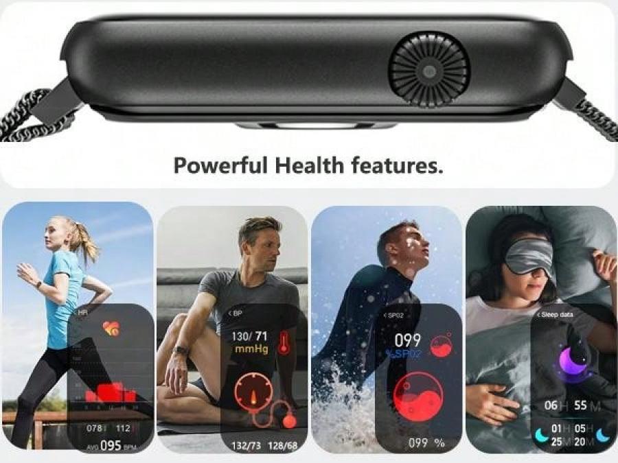 MorePro Multifunctional Fitness Tracker Heart Rate Monitor Smartwatch