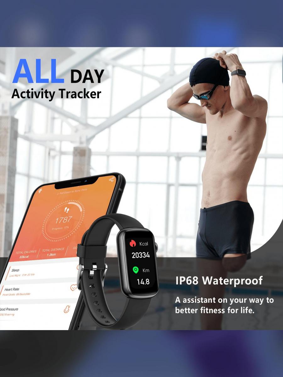 MorePro Multifunctional Fitness Tracker Heart Rate Monitor Smartwatch