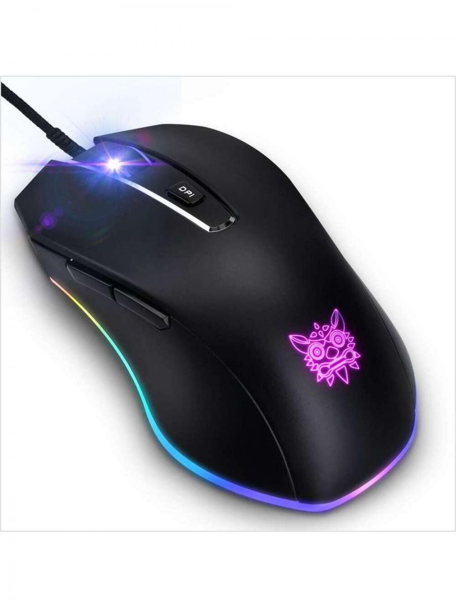 RGB Gaming Mouse 8000 DPI with Breathing Lights for PC Laptop