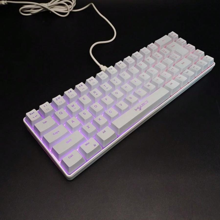 HXSJ RGB Mini Wired Keyboard and Gaming Mouse Combo for PC PS4 Xbox