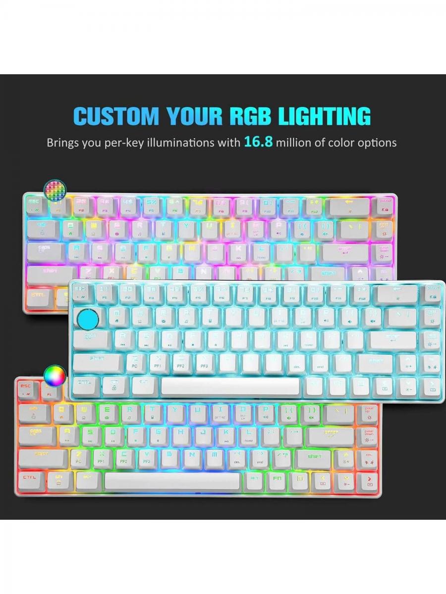 RGB Mechanical Gaming Keyboard and Mouse Combo 68 Keys Blue Switch