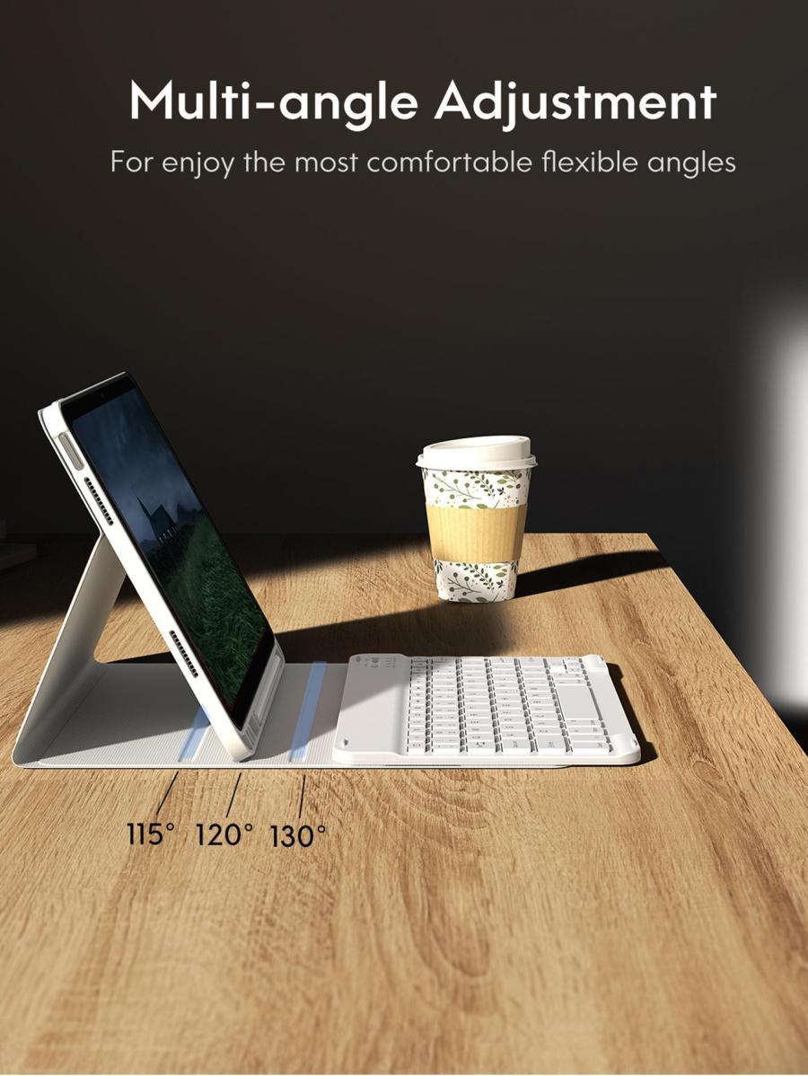 Chesona Detachable Bluetooth Keyboard Case for iPad 10th Gen 2022