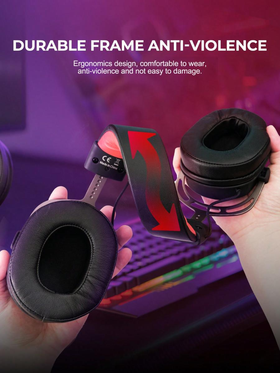 Havit H2008D Gaming Headset Detachable Mic Surround Sound 50mm Speaker
