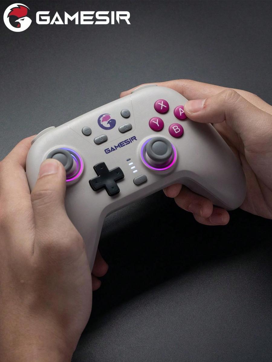GameSir Wireless Game Controller with Hall Effect Sticks RGB Light