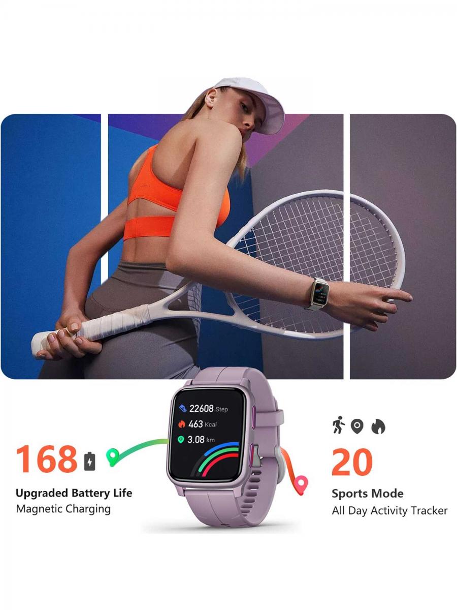 MorePro Smart Watch TFT 17 Inch Screen 20 Sports Modes IP68 Waterproof