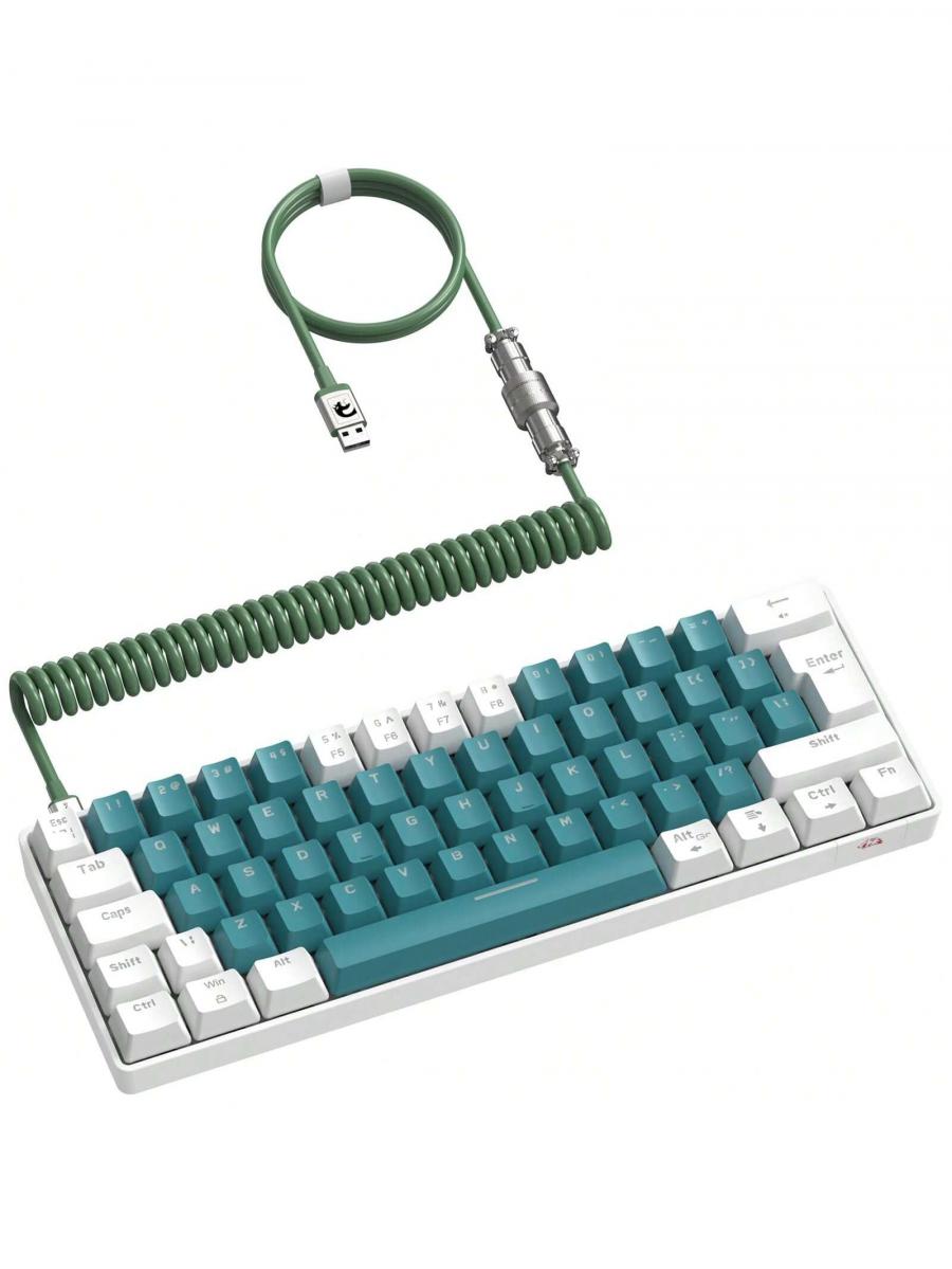 T60 Мини-проводная механическая игровая клавиатура с радужной подсветкой