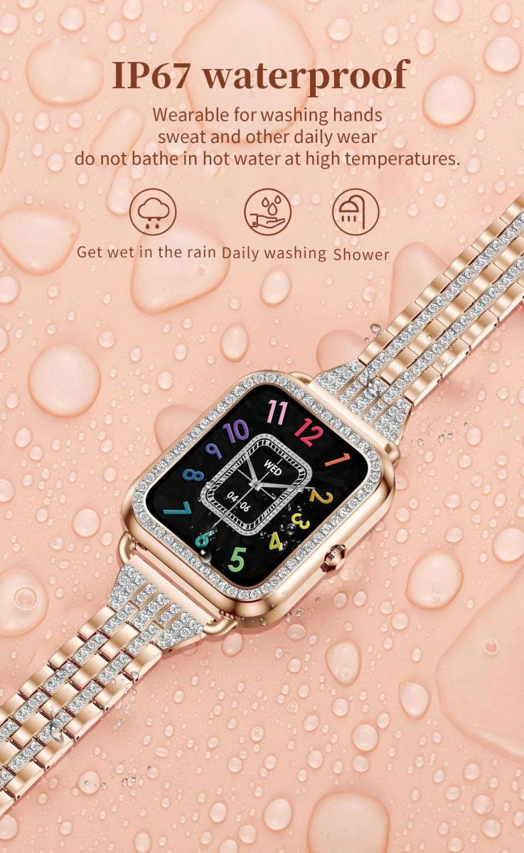 LIGE 1 59 High Definition Smart Watch für Frauen mit Sprachanruf und IP67 wasserdicht