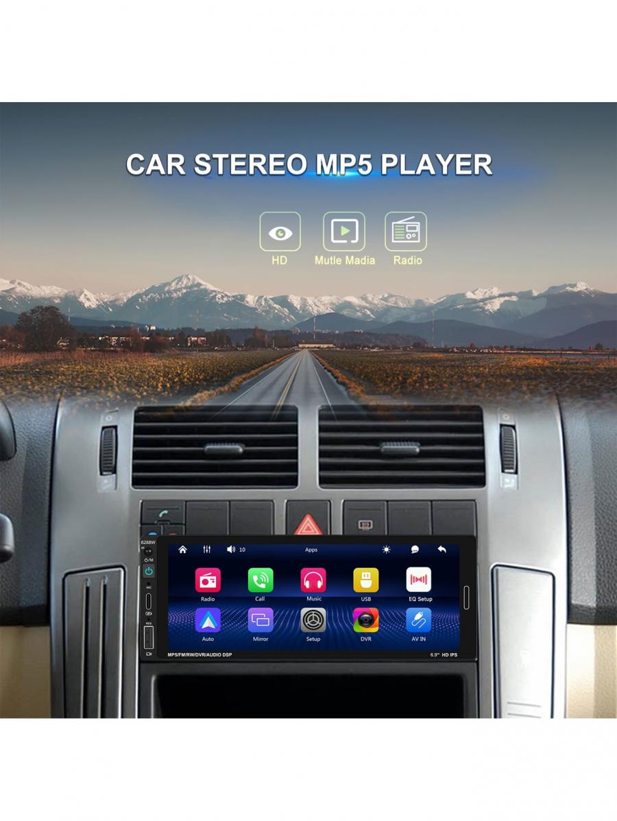 1Din 68 Inch HD Touch Screen Car MP5 Player with USB TF Support