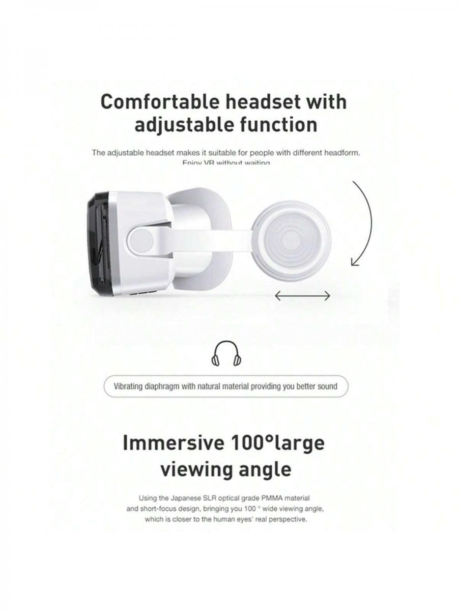 Fantasy VR SHINECON G04BS Bluetooth Headset with Earphones for 3D VR