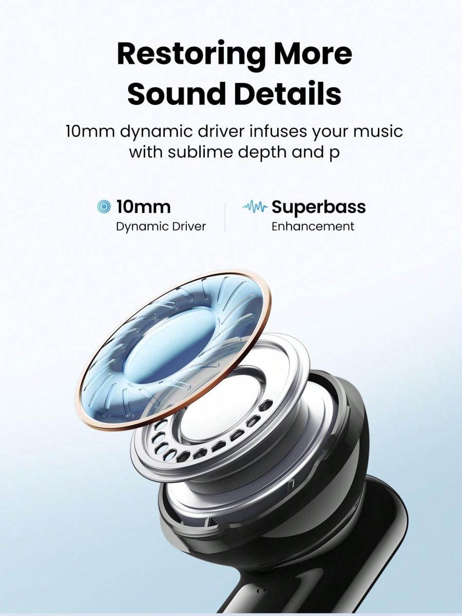 UGREEN HiTune T3 Wireless Earbuds with Active Noise Cancelling