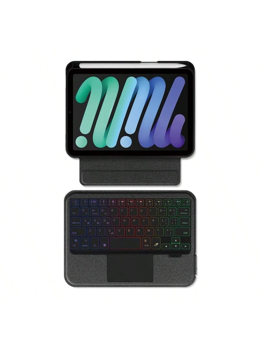 Black Touchpad Backlight Keyboard Case for iPad Mini 6 2021