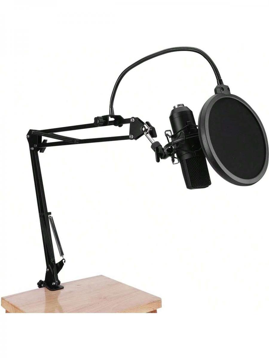 Verstellbares Mikrofonarm-Ständer-Kit mit V8-Soundkarte für USB