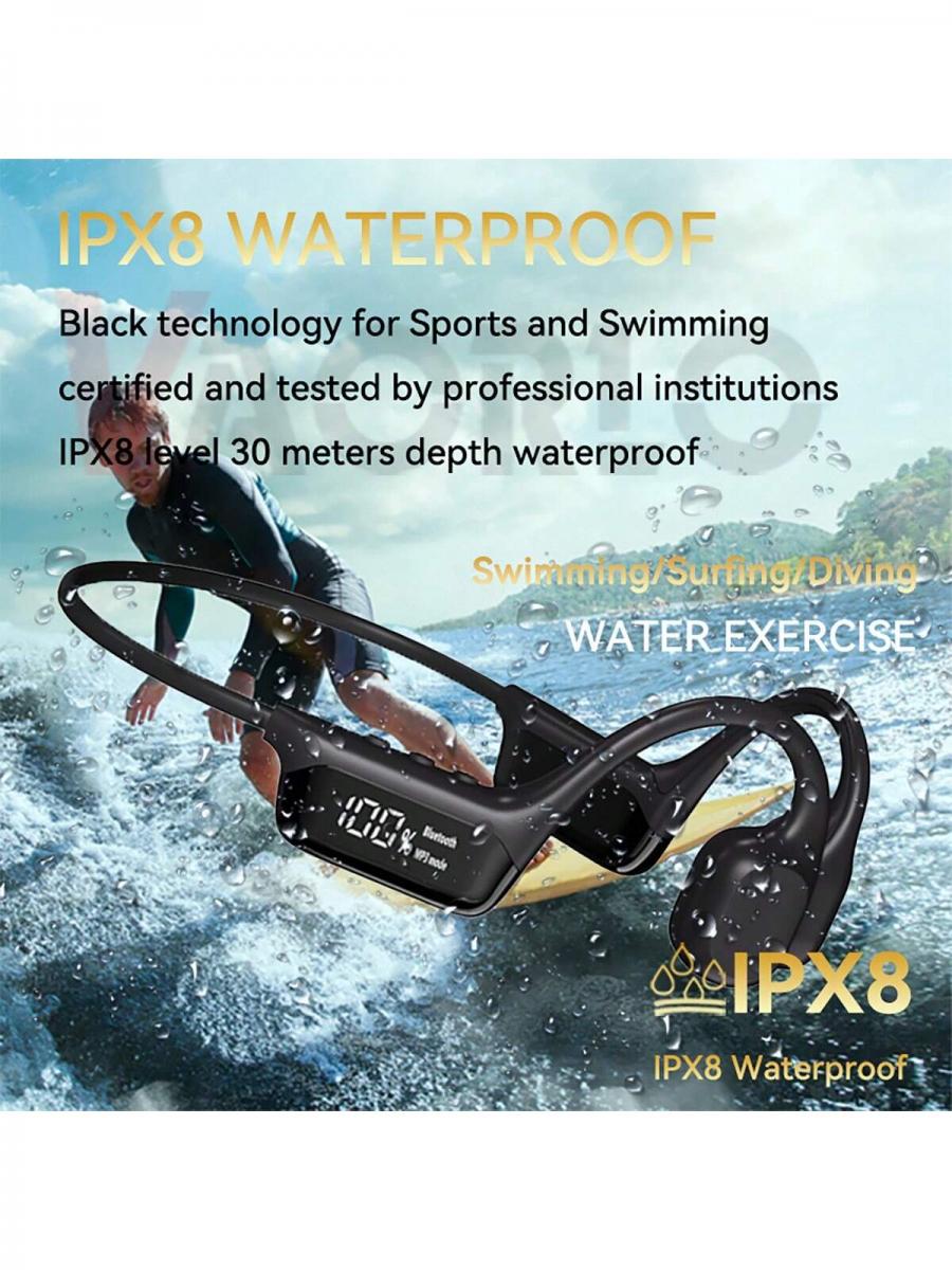 S10 Bone Conduction Bluetooth 54 Headphones Waterproof Stereo HIFI