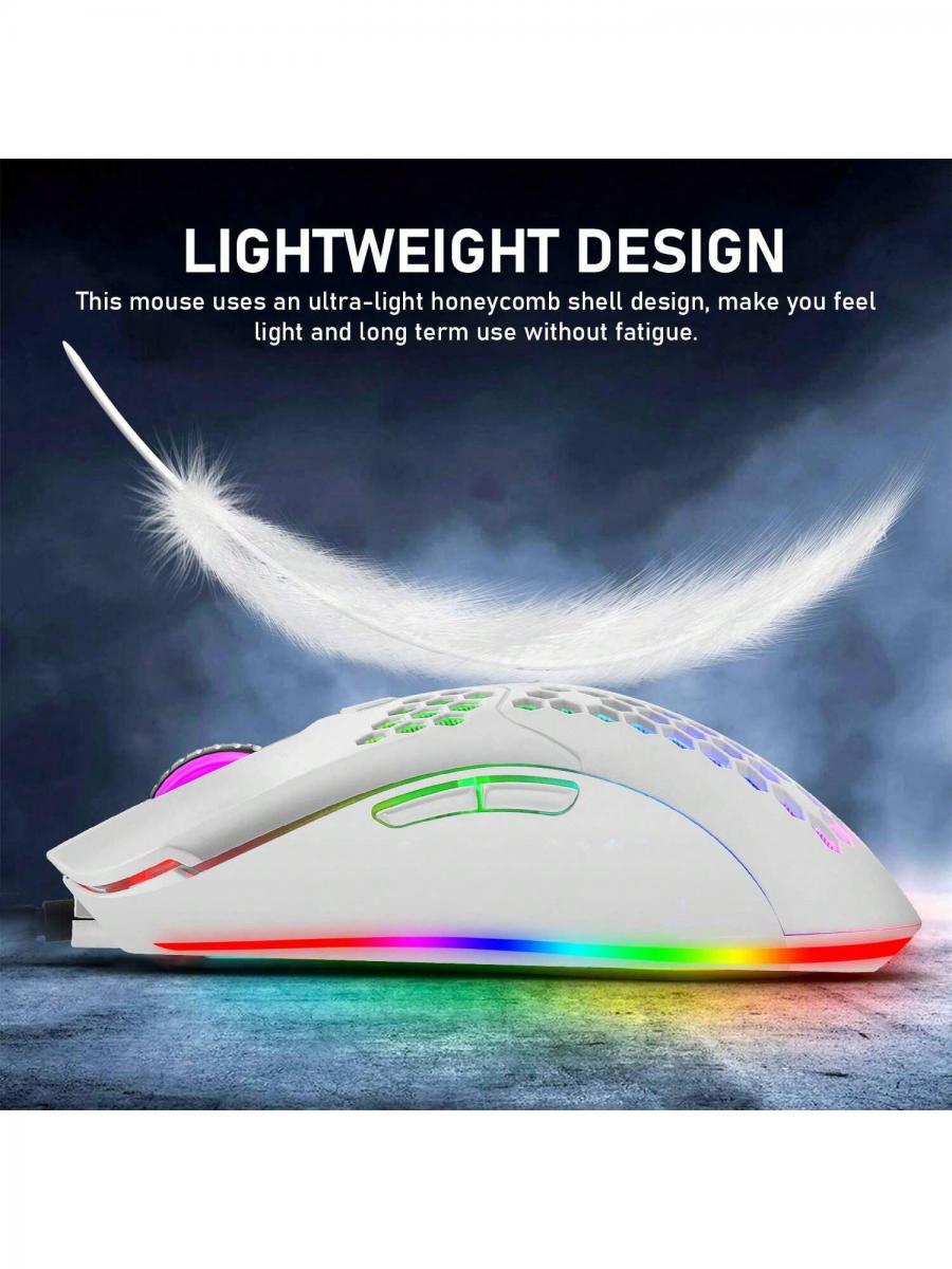 60 Mechanical Gaming Keyboard and Honeycomb Optical Mouse Bundle
