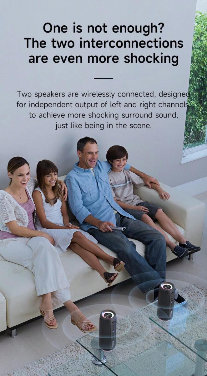Zealot S51pro Portable High Power Waterproof Speaker with Long Battery Life
