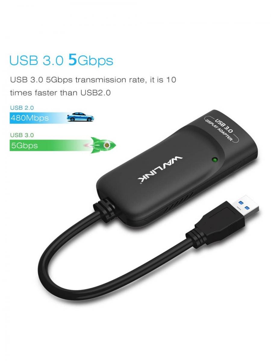 WAVLINK USB 3 0 to HDMI Video Graphic Adapter External Video Card