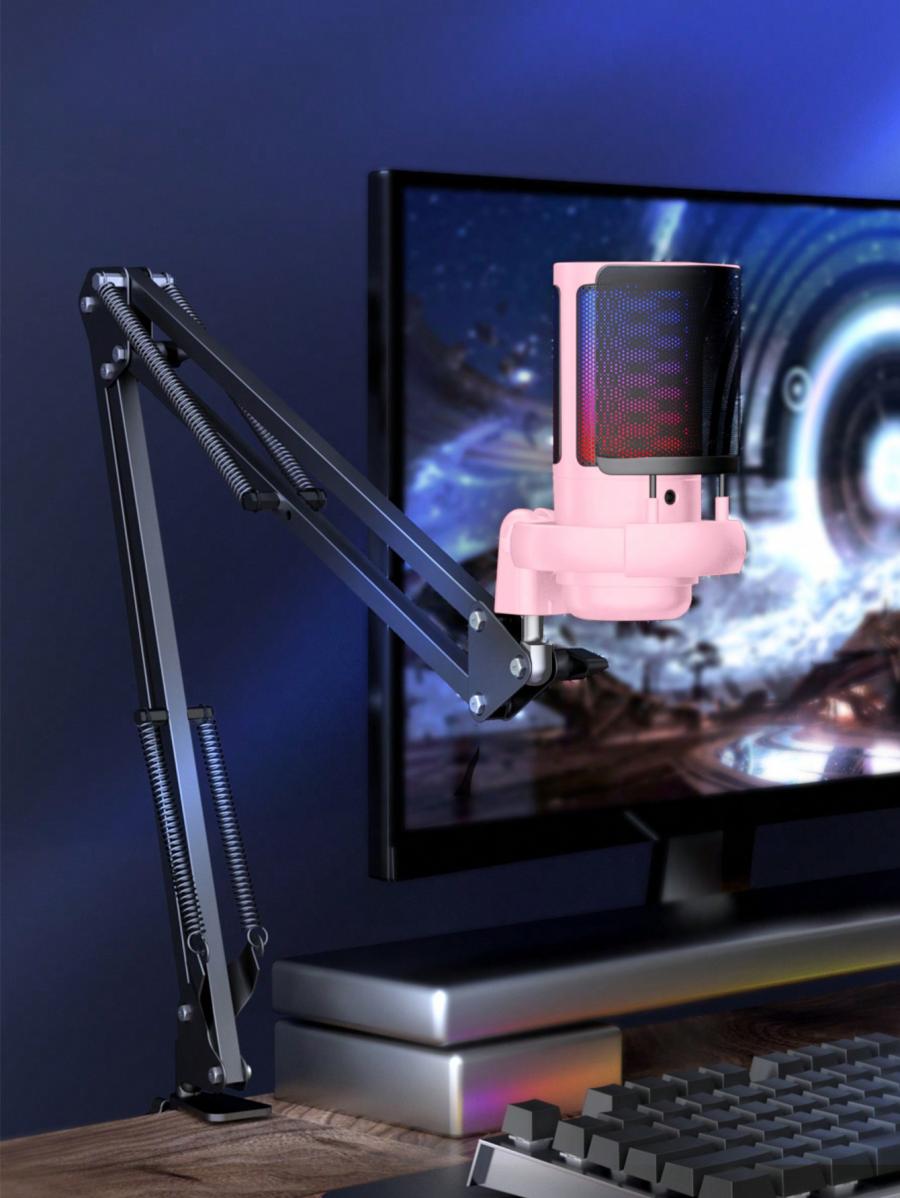 RGB-консольный USB-микрофон для игровых видеоконференций и записи