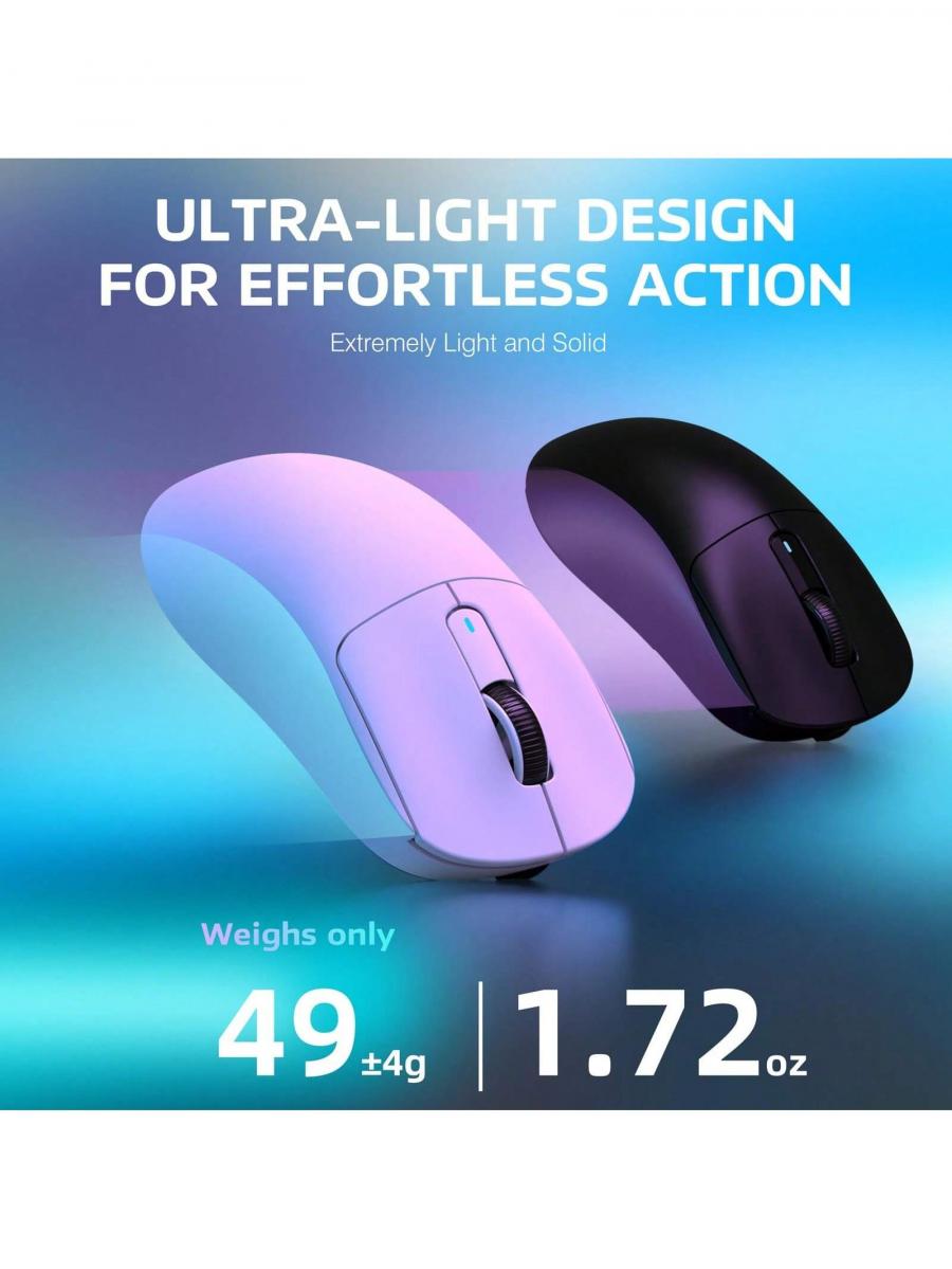 X3 Ultra Lightweight Wireless Gaming Mouse Ergonomic 49g 26k DPI