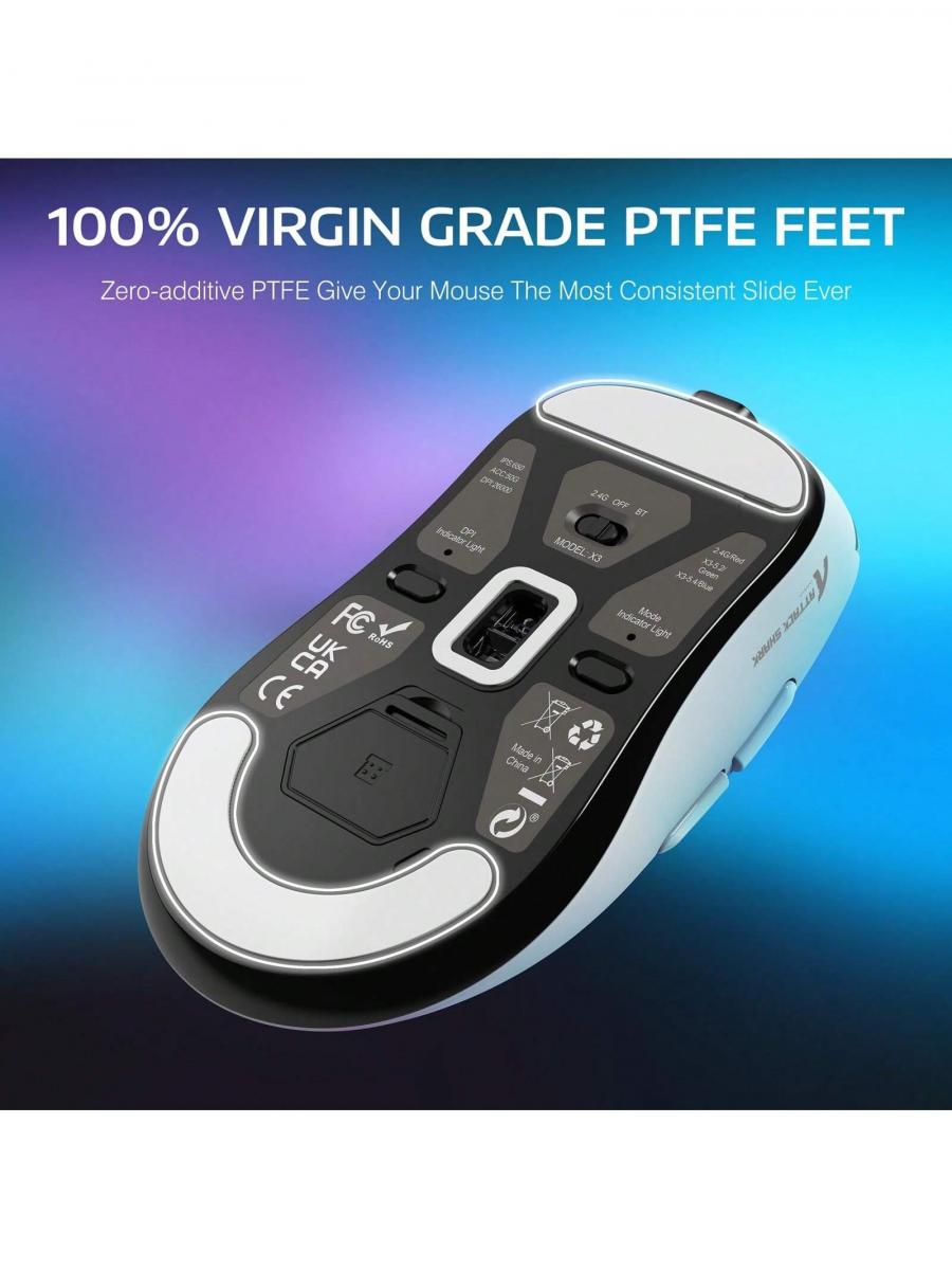 X3 Ultra Lightweight Wireless Gaming Mouse Ergonomic 49g 26k DPI