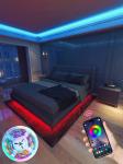 What colors do the LED strip lights come in?