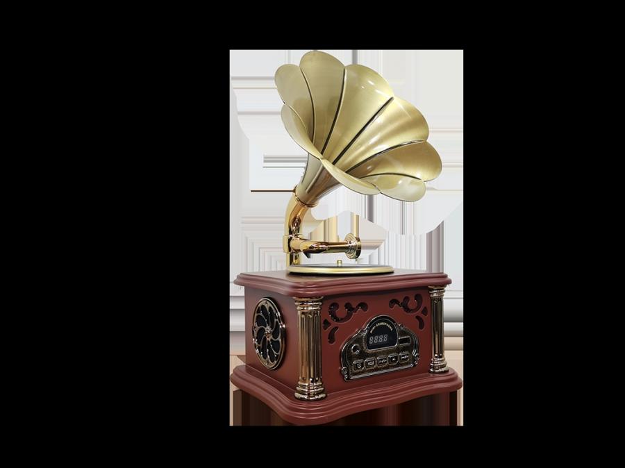 Mini Retro Bluetooth Phonograph Player for Outdoor Activities