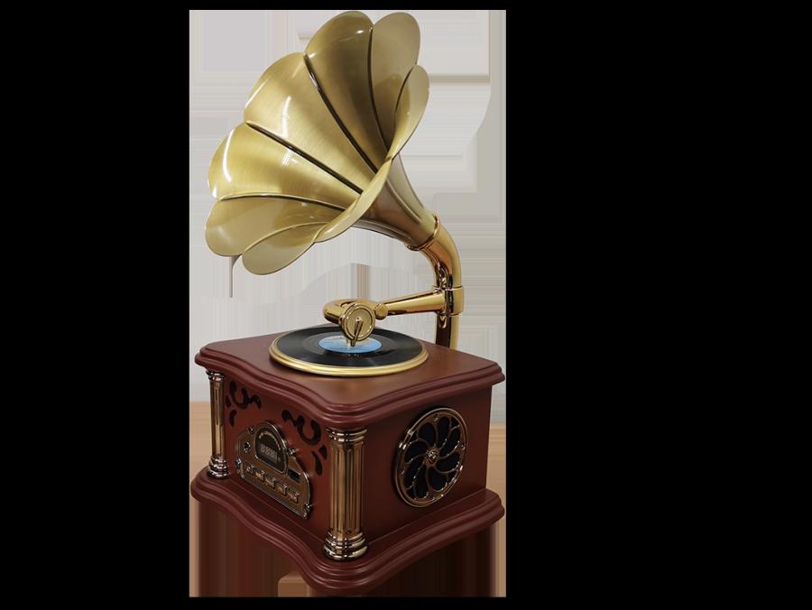 Mini Retro Bluetooth Phonograph Player for Outdoor Activities