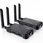 What is the maximum distance this transmitter can cover?