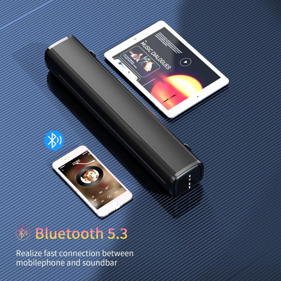 2.1CH Smart Music System TV Soundbar with Subwoofer