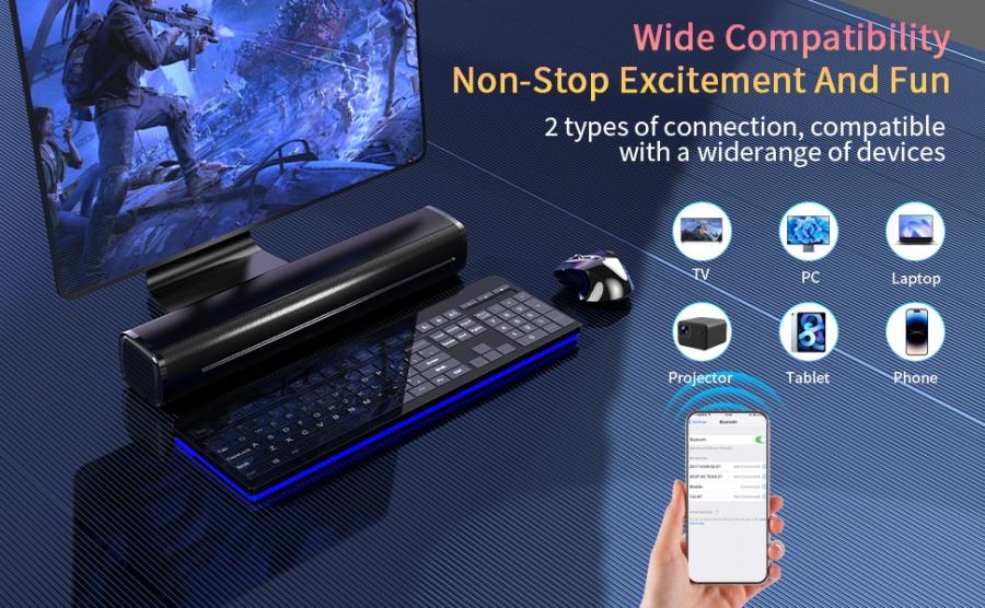2.1CH Smart Music System TV Soundbar with Subwoofer